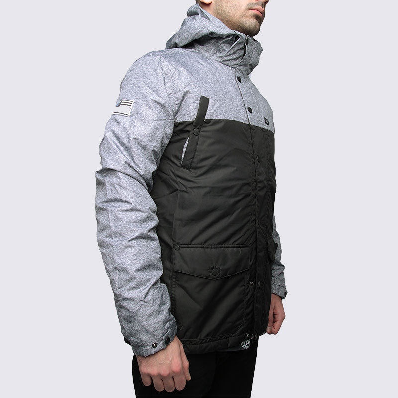 мужская серая куртка K1X Fullcourt Mountain Parka 1100-0197/0804 - цена, описание, фото 4